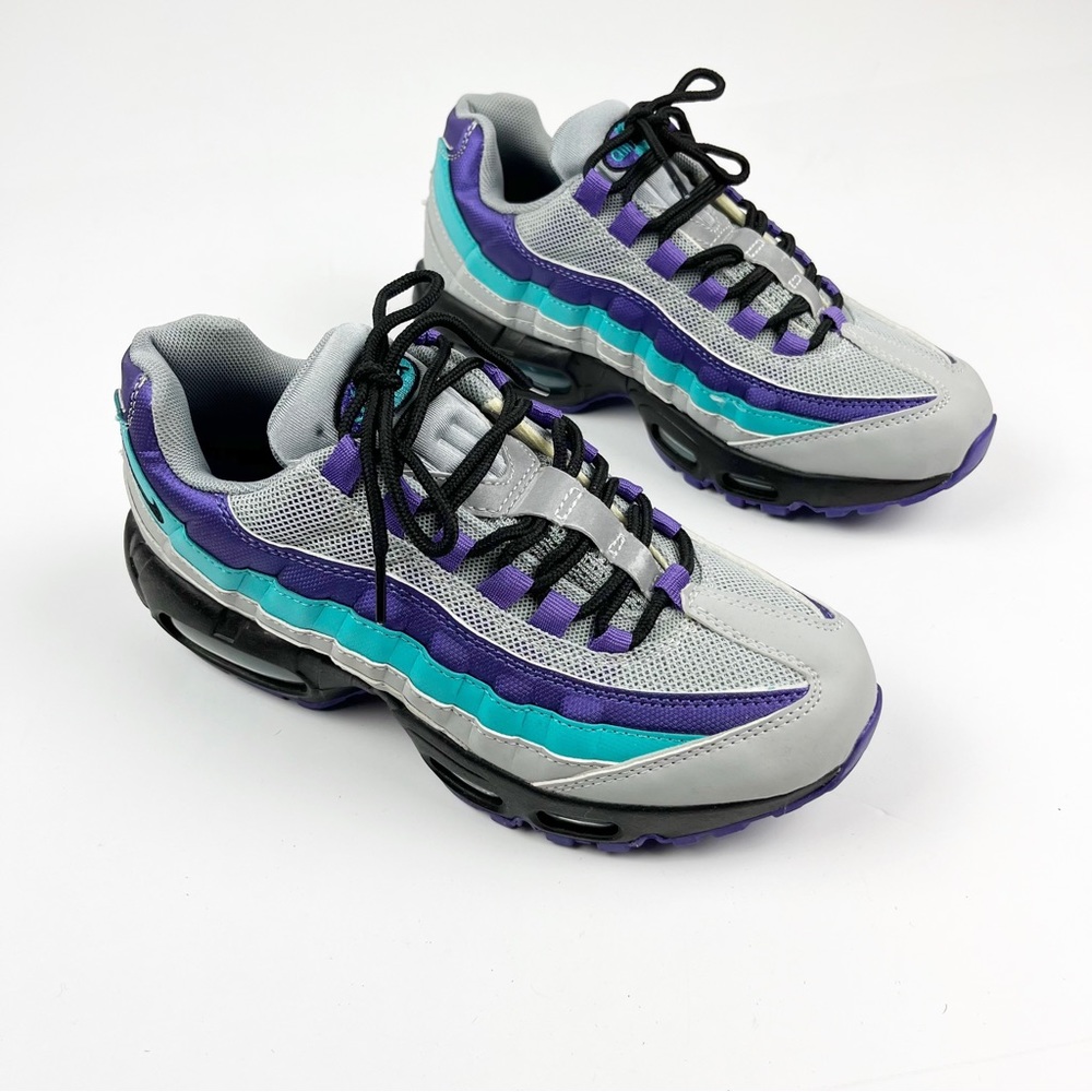 Nike Air Max 95 OG AT2865-001 Aqua Wolf Grey Running Shoes - Picture 2 of 14